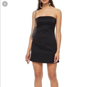 Topshop Strapless Mini Dress